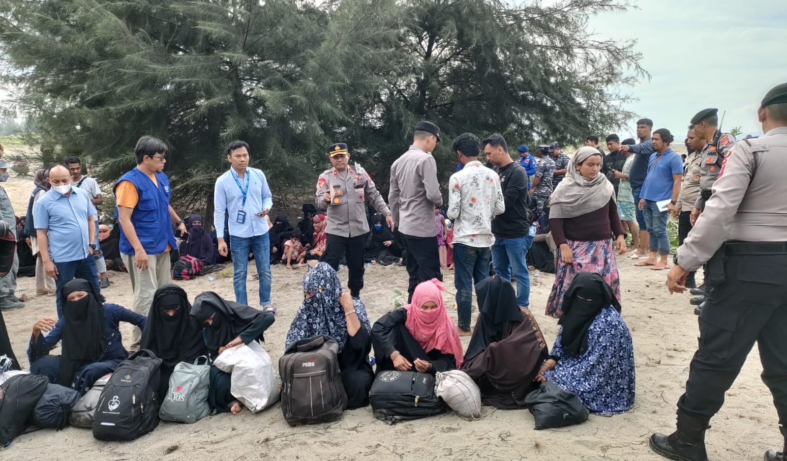 Tujuh Wilayah Aceh Yang Dijadikan Pendaratan Rohingya Kurun 2015-2023