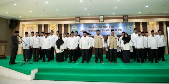 Pengurus LPTQ Aceh Resmi Dikukuhkan