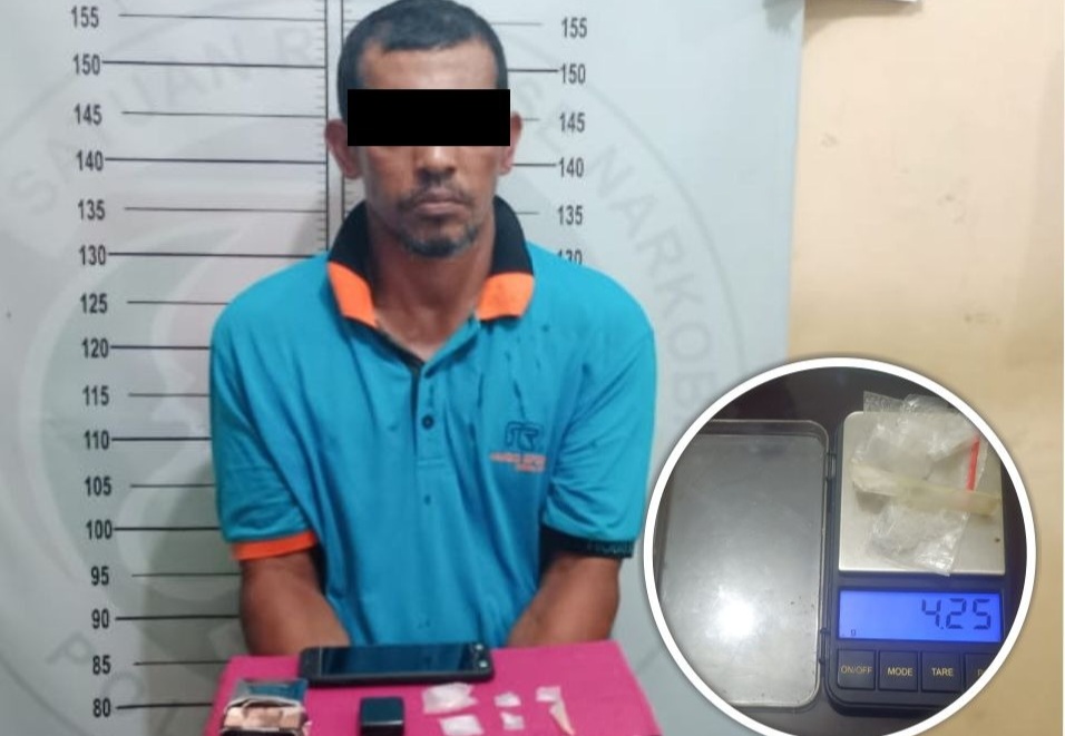 Polisi Tangkap Seorang Pengedar Sabu di Pidie