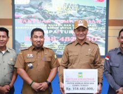 Pj Bupati Muhammad Iswanto Serahkan Donasi Rp 358,4 Juta Untuk Korban Gempa Turki-Suriah