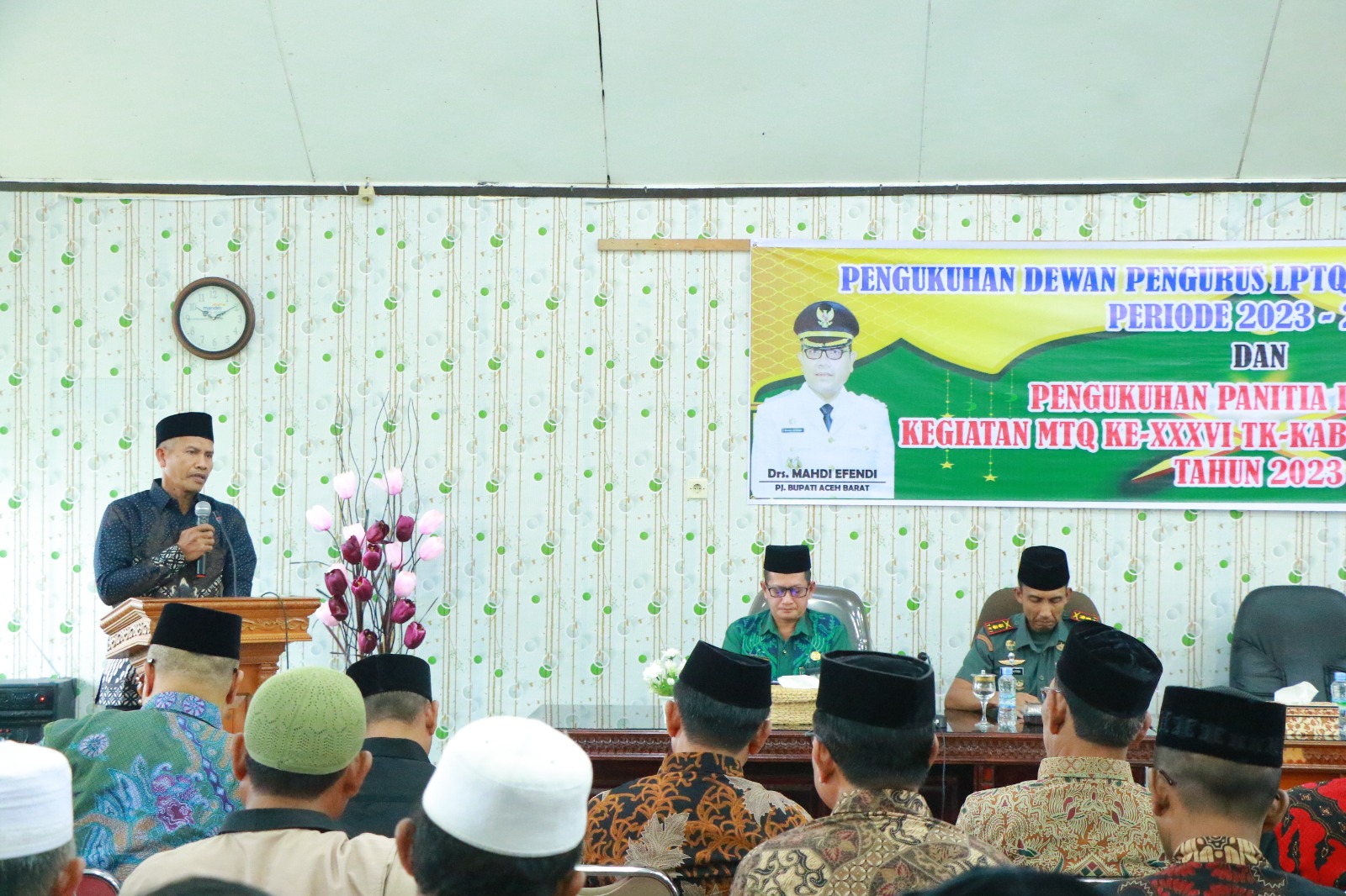 Sekda Aceh Barat Kukuhkan Panitia Pelaksana MTQ ke-36