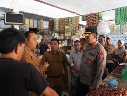 Jelang Ramadhan, Kapolres Aceh Jaya Sidak Pasar