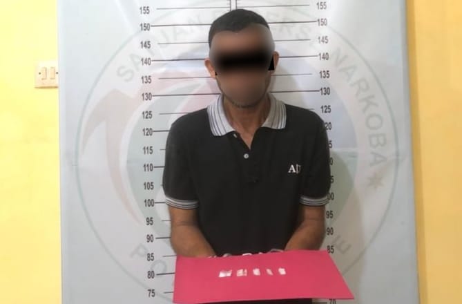 Pengedar Sabu Ditangkap di Pinggir Sungai