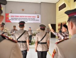 Tiga Kasat dan Tiga Kapolsek di Jajaran Polres Bireuen Diserahterimakan