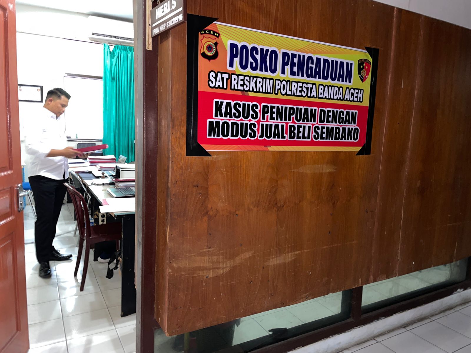 Polresta Buka Posko Kasus Penipuan Jual Beli Sembako Murah