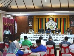 DPR Aceh Sosialisasi Draft Perubahan UUPA di Lhokseumawe
