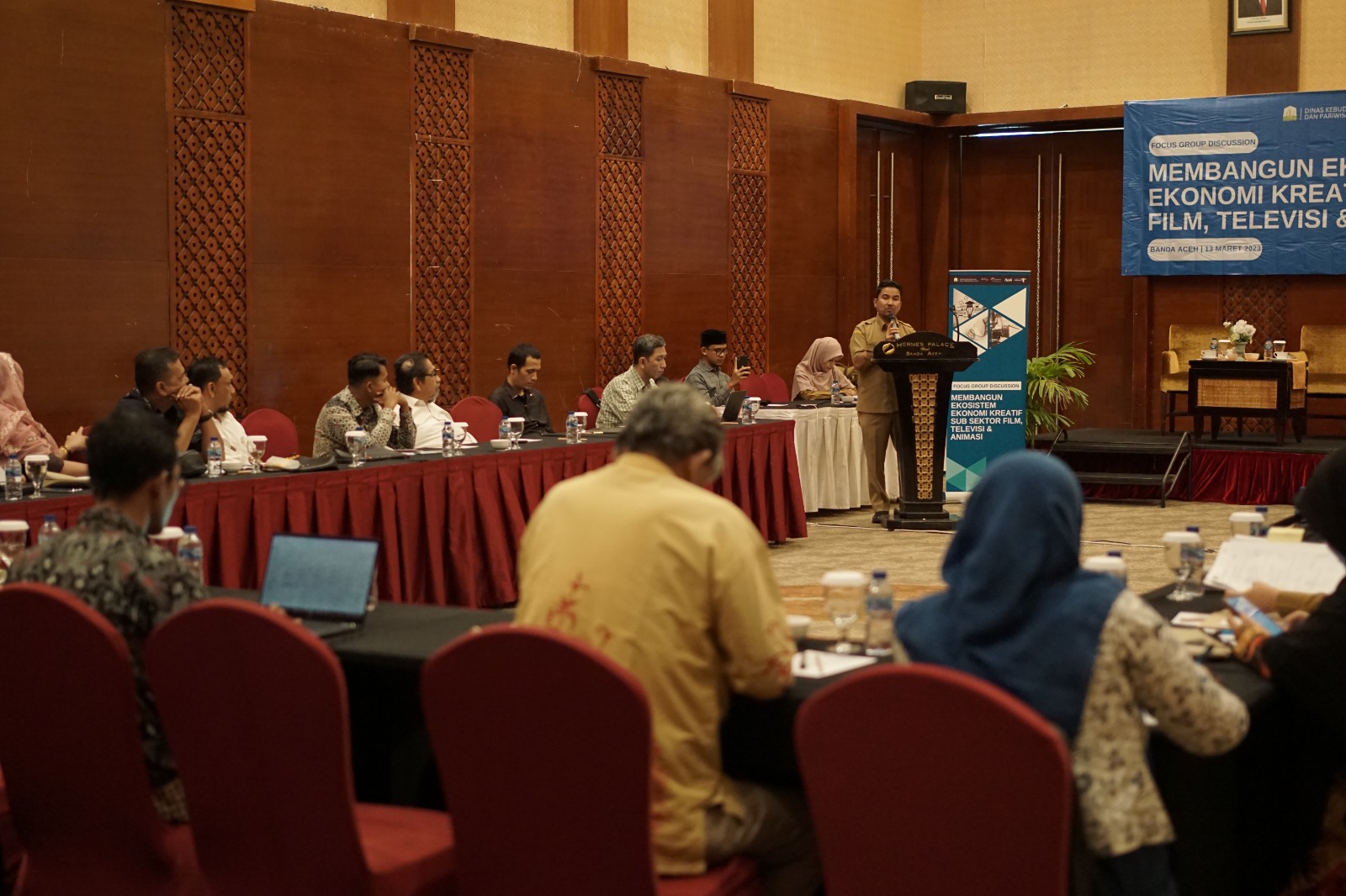 Disbudpar Aceh Dan Kemenparekraf Gelar Diskusi Terpumpun Perfilman