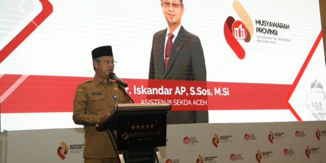 Asisten Umum Sekda Aceh Buka Musprov IAI