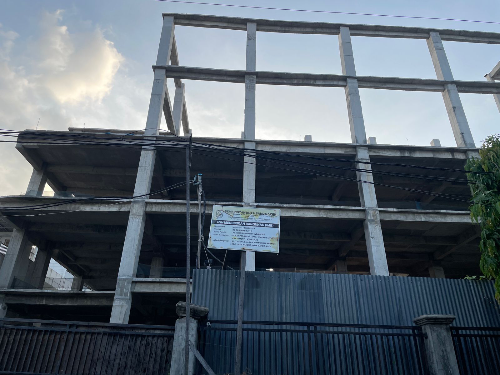Bangunan Transmart Mangkrak, Pemko Banda Aceh Akan Minta Klarifikasi CT Corp