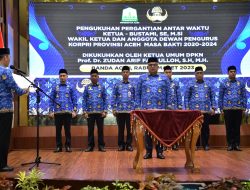 Sekda Bustami Dikukuhkan Sebagai Ketua Korpri Aceh