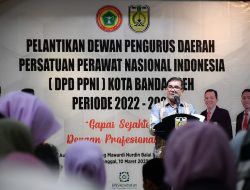 Pj Wali Kota Lantik Pengurus PPNI