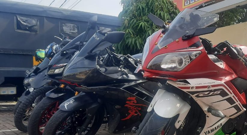 Tertibkan Balap Liar, Polisi Amankan Puluhan Sepmor