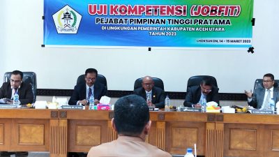 20 Pejabat Aceh Utara Ikuti Jobfit JPT Pratama