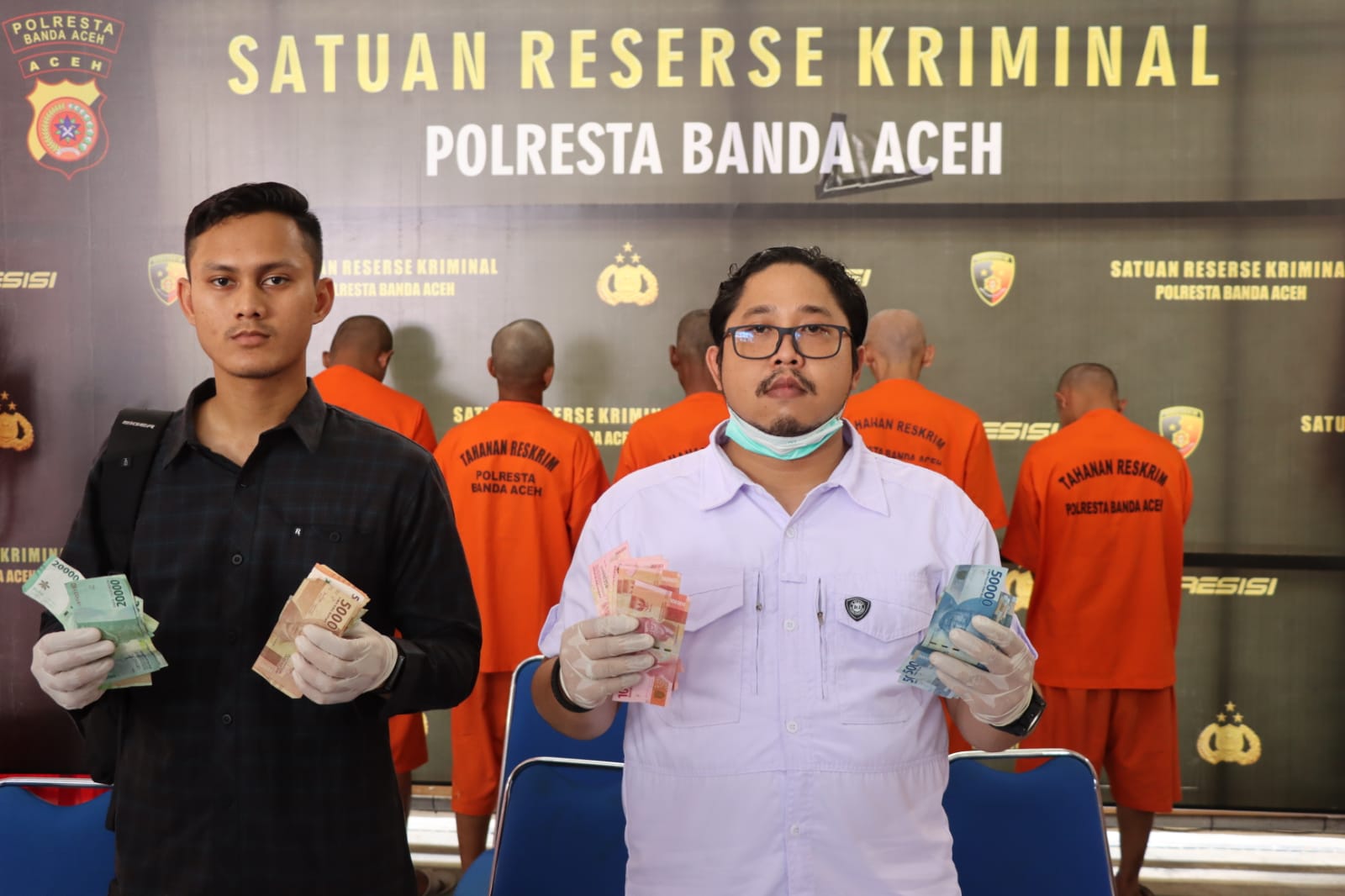 Polisi Tahan 6 Penjudi Togel di Banda Aceh