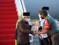 Pangdam IM Sambut Kedatangan Wapres RI