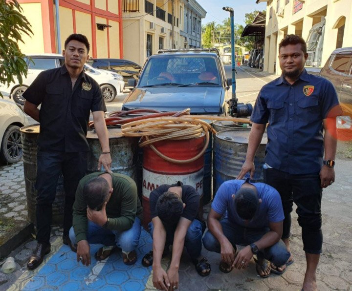 Salahgunakan BBM Subsidi, Tiga Warga Aceh Timur Ditangkap Polisi