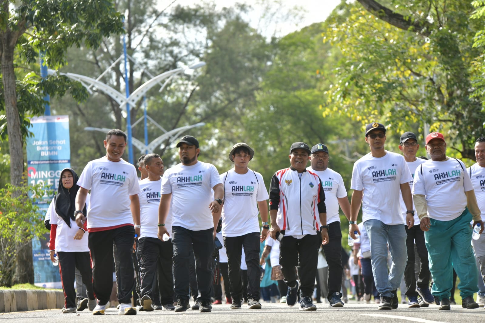 Pj Bupati Aceh Besar Apresiasi Jalan Sehat BUMN