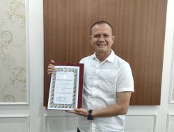 Kasat Narkoba Polres Pidie Dapat Piagam Dari Kapolda Aceh