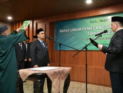 Penjabat Gubernur Aceh Lantik Muhammad Syah Sebagai Dirut BAS