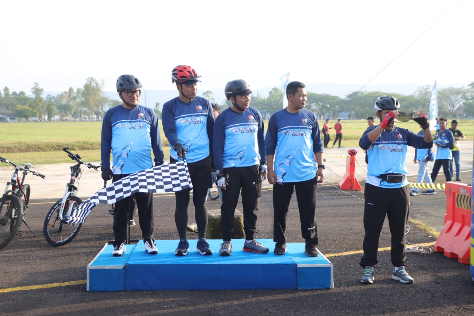 Meriahkan HUT Ke-77 TNI AU, PJU Polda Aceh Ikut Fun Bike Dirgantara