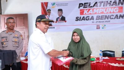 Dinsos Aceh Barat Kukuhkan Kampung Siaga Bencana