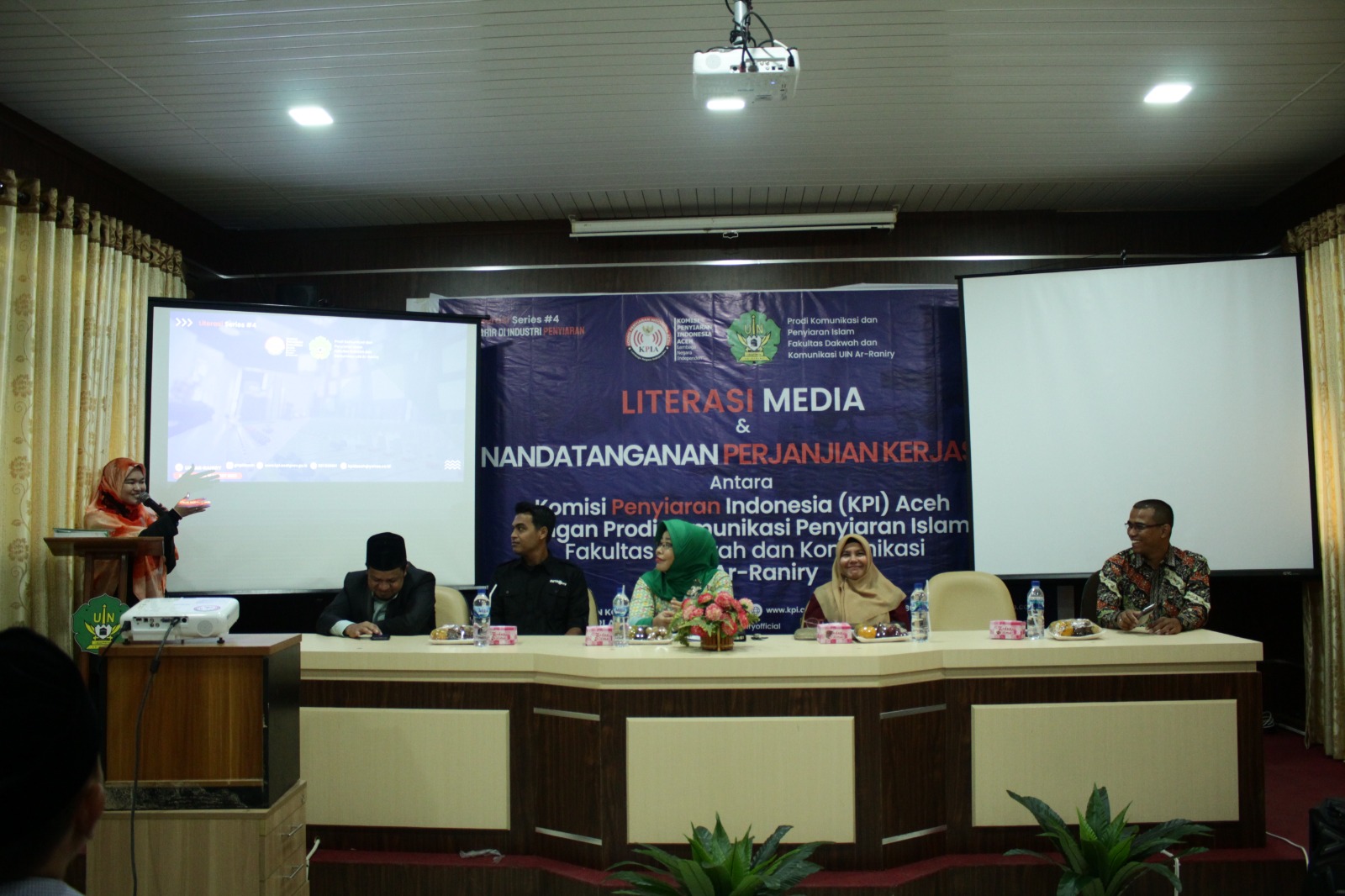 KPI Aceh Jalin Kerjasama dengan KPI UIN Ar-Raniry