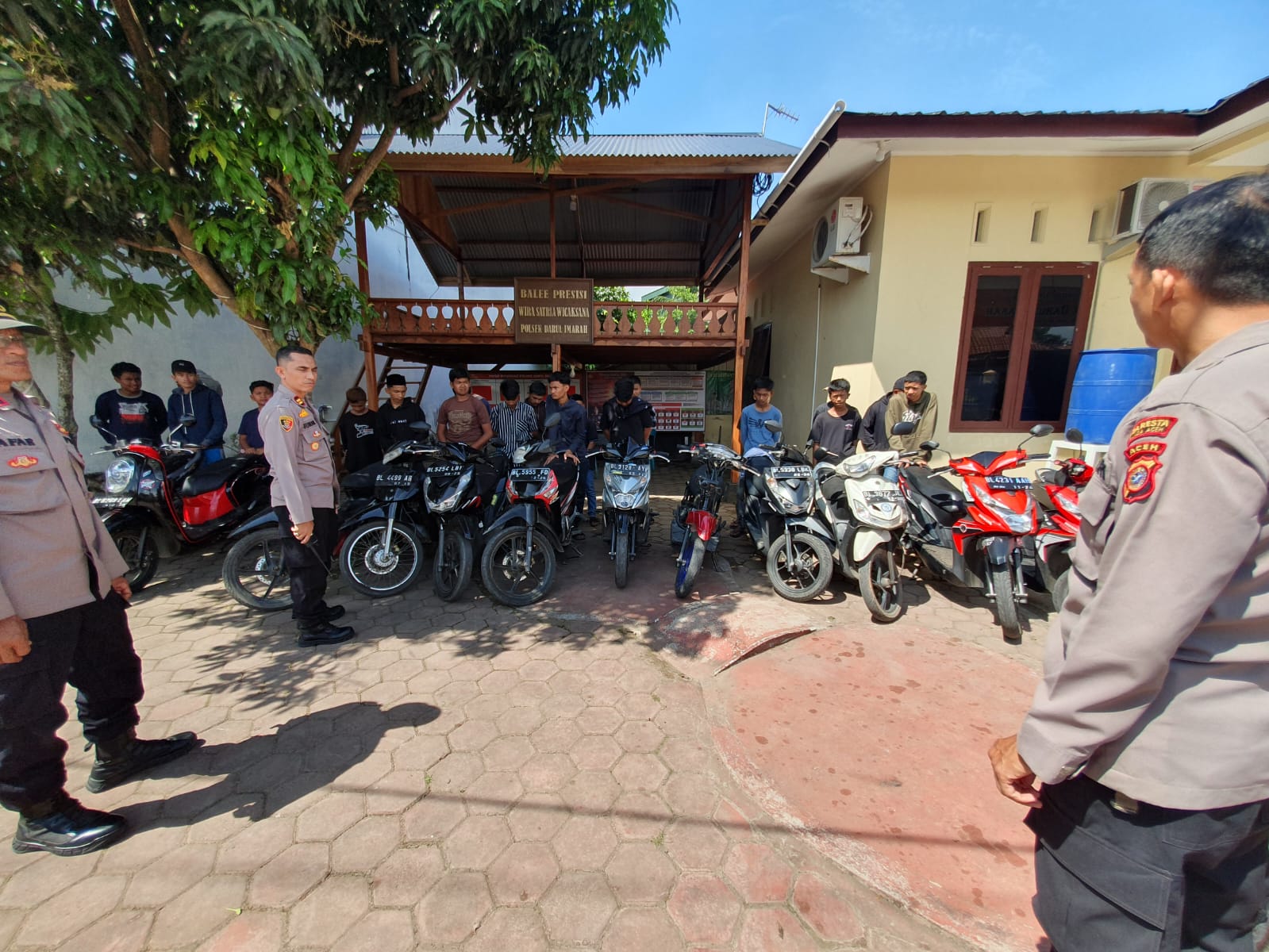 Diduga Balap Liar, 20 Sepmor Diamankan Polisi di Banda Aceh