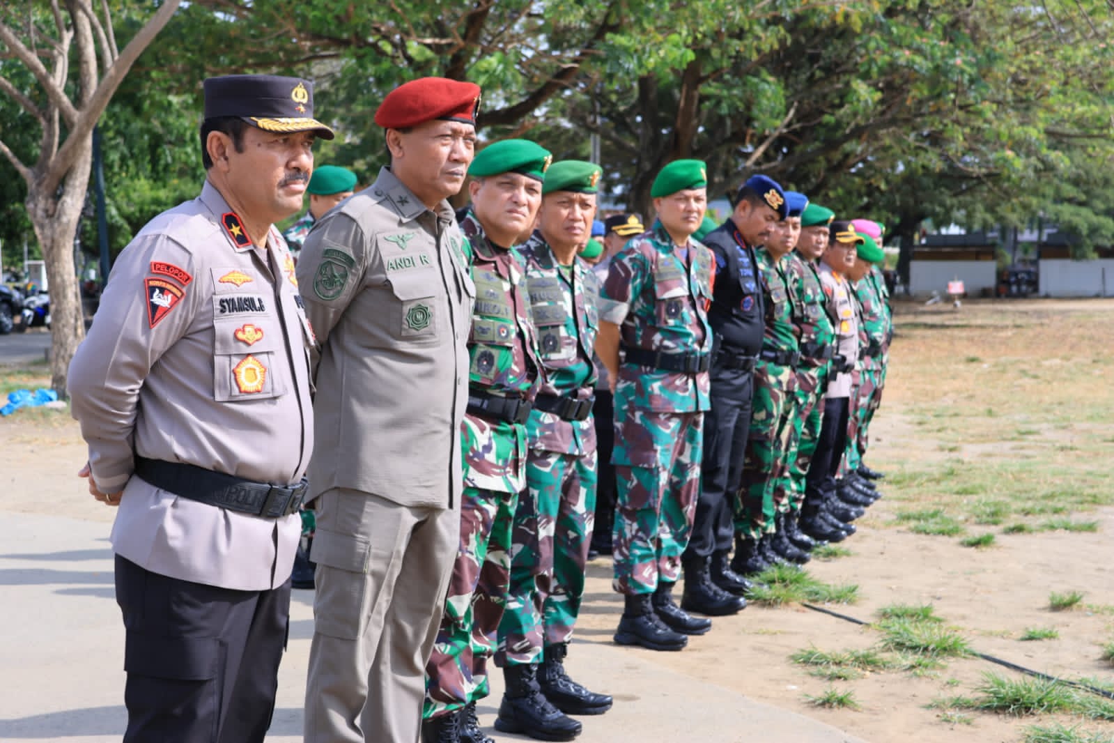 Wakapolda Aceh Ikut Apel Gelar Pasukan Pengamanan Kedatangan Wapres RI