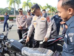 Kabid Humas Polda Aceh Cek Kendaraan Dinas Personil