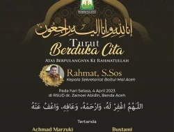 Kepala Sekretariat Baitul Mal Aceh Tutup Usia