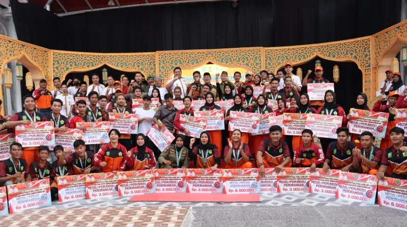Keren, Atlet PORA Pidie Kota Subulussalam Diguyur Bonus Ratusan Juta