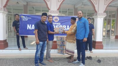 KSN dan GP NasDem Aceh Utara Distribusikan 1.500 Kotak Air Mineral ke Masjid se Aceh Utara