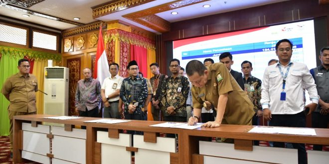 Penjabat Gubernur Aceh dan 18 Perusahaan Teken Kesepakatan Rencana Kerja CSR 2023