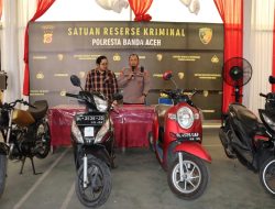 Operasi Sikat Seulawah 2023, 11 Sepeda Motor Disita Polisi