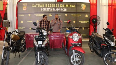 Operasi Sikat Seulawah 2023, 11 Sepeda Motor Disita Polisi