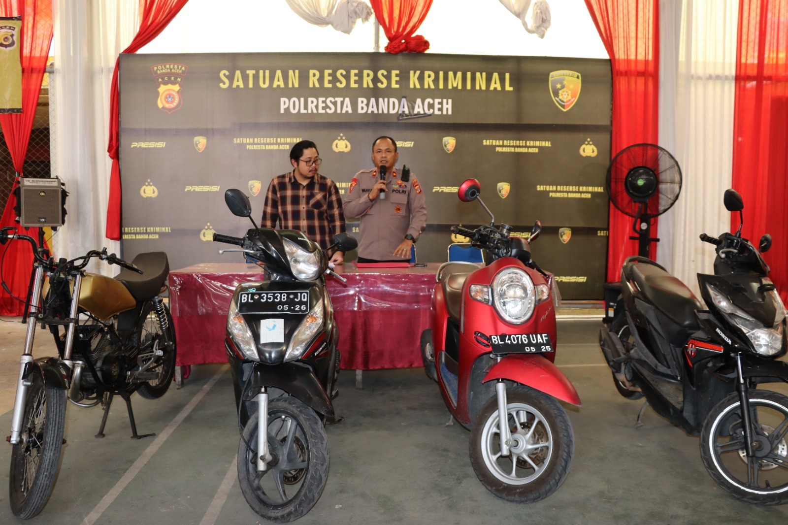 Operasi Sikat Seulawah 2023, 11 Sepeda Motor Disita Polisi