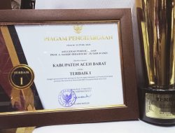 Pemkab Aceh Barat Terbaik se Aceh di Anugerah Prof A Madjid Ibrahim ke IX