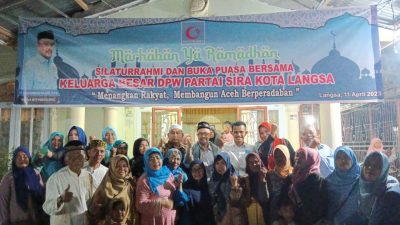 DPW Partai SIRA Langsa Sukses Gelar Bukber Bareng Muhammad Nazar