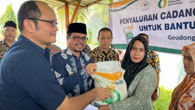 Pj Bupati Aceh Utara Mulai Salurkan Bantuan Pangan Cadangan Beras Pemerintah