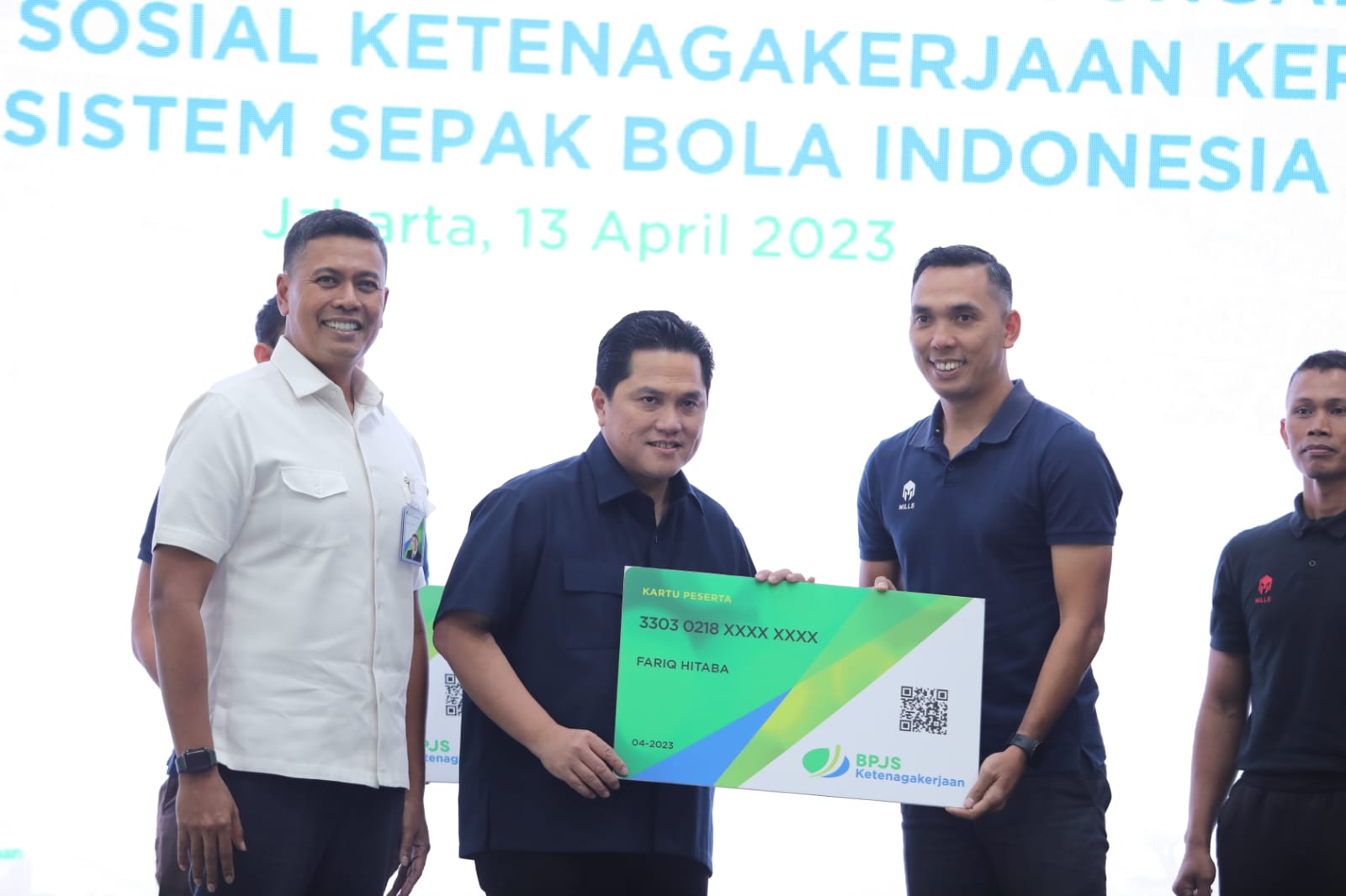 PSSI Gandeng BPJS Ketenagakerjaan Beri Perlindungan Jaminan Sosial