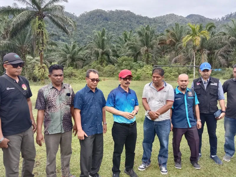 Pj Bupati Tinjau Lokasi BBKT di Bandar Pusaka Aceh Tamiang