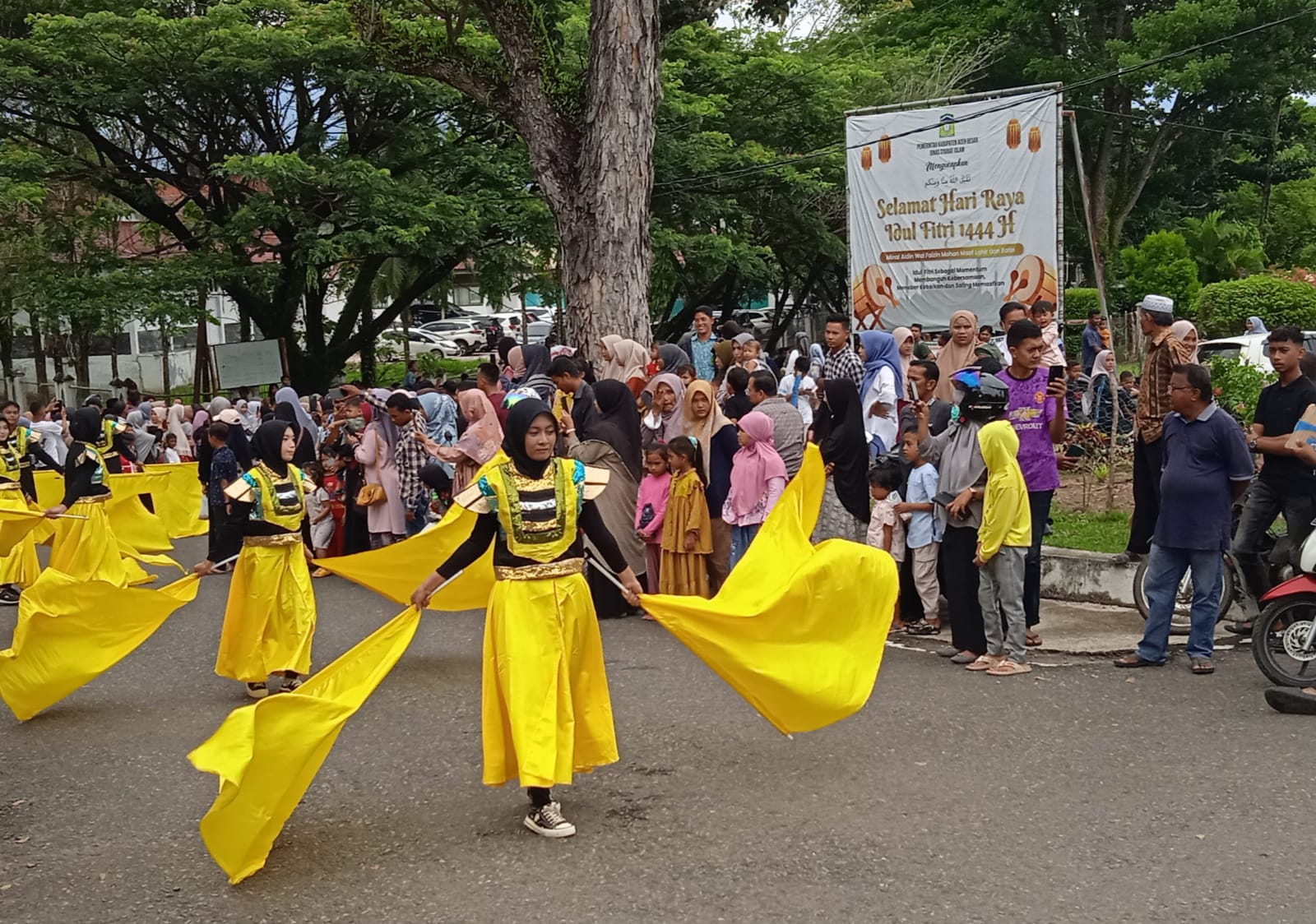 Pawai Ribuan Pelajar Warnai Peringatan HUT ke-39 Kota Jantho