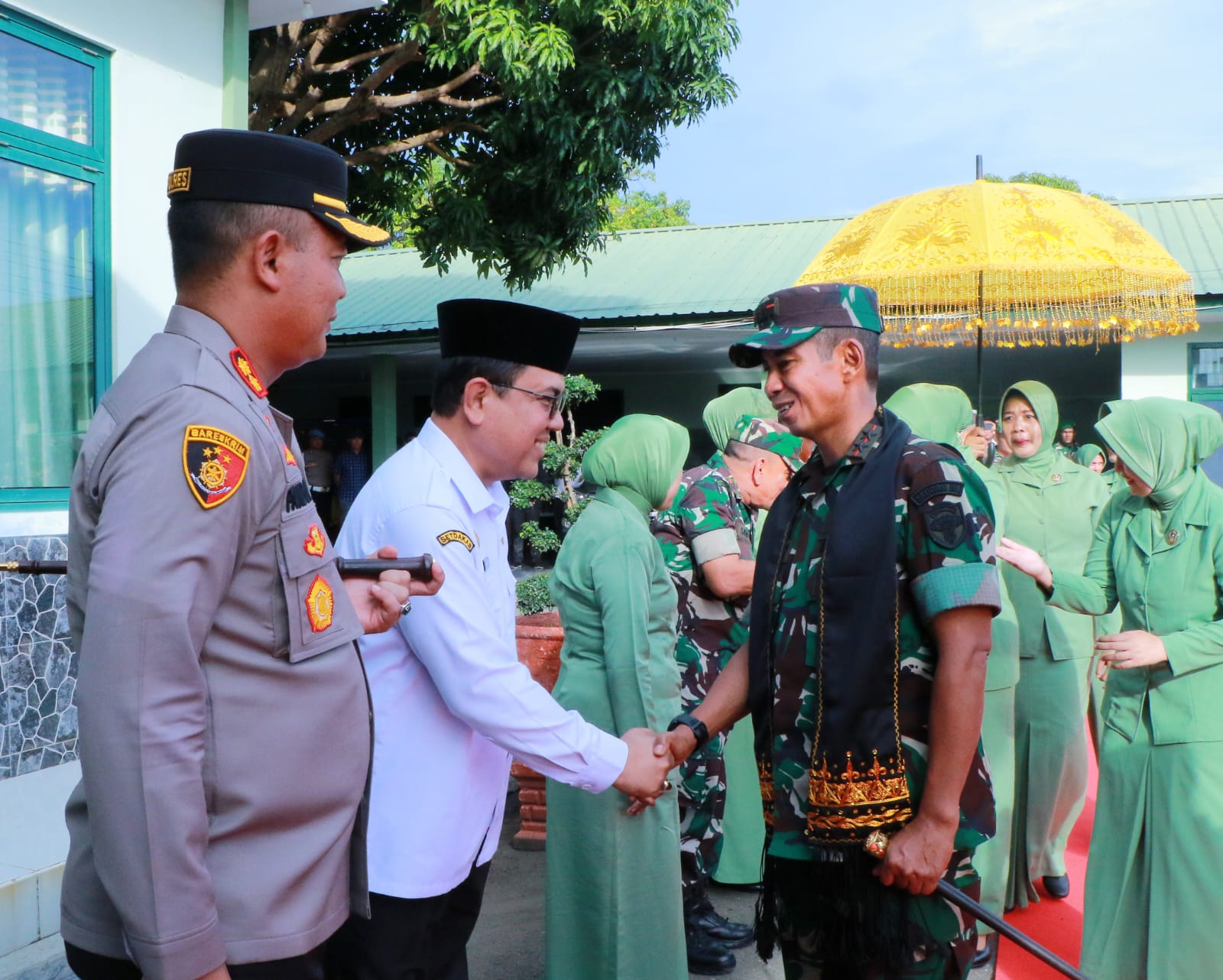 Pj Bupati Mahdi Sambut Kunker Pangdam IM di Aceh Barat