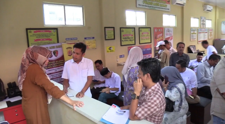 Daftar SKCK, Bacaleg Padati Mapolres Aceh Barat