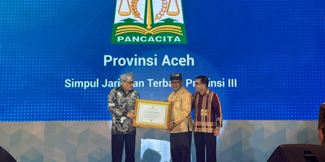 Aceh Kembali Raih Anugerah Simpul Jaringan Terbaik Nasional 2023