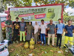 Operasi Pasar Berlanjut, Masyarakat Aceh Utara Sangat Antusias Beli Gas Sesuai HET