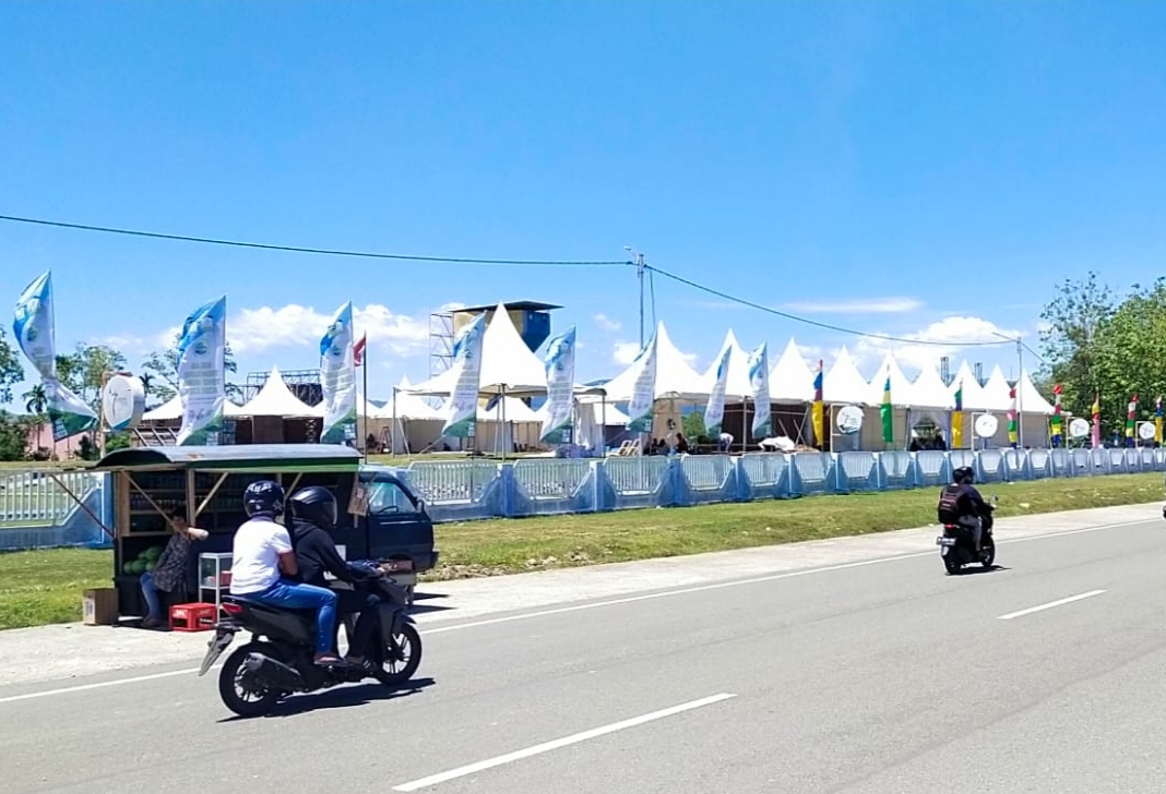 Stand TTG XXIV di Kota Jantho Mulai Dibangun