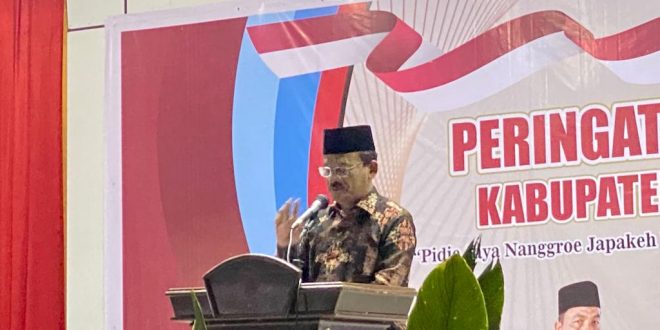 Asisten II Wakili Penjabat Gubernur Buka Rangkaian Acara Hari Jadi Kabupaten Pidie Jaya ke-16