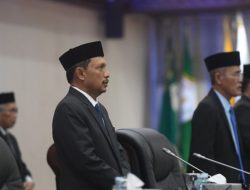 Asisten I Hadiri Paripurna DPRA PAW Anggota Dewan Fraksi Partai Demokrat