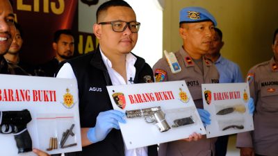 Polisi Ungkap Kasus Kepemilikan Senpi di Aceh Utara